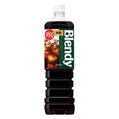日本进口AGF即饮黑咖啡饮料950ML