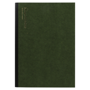 日本nakabayashi仲林逻辑笔记本子轻便文艺简约精致A4网格点阵大学生课堂笔记个性创意商务复古记事本方格b5