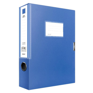 【多个装】得力文具a4塑料档案盒文件资料盒加厚PP塑料文件盒大容量凭证收纳盒文件夹55mm资料盒办公用品大全