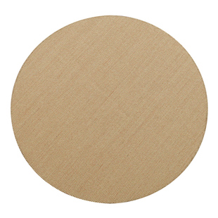 圆形剑麻手工缝边地毯日式亚麻棉麻茶室客厅黄麻地垫子榻榻米地垫