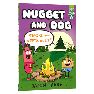 Ready To Read Level 2  Nugget and Dog  S'more Than Meets the Eye 努格特和道格 分级阅读2级 全彩漫画 入门读物 英文原版进口