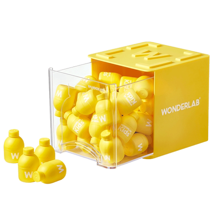 万益蓝WonderLab小黄瓶儿童200亿益生菌0-18岁肠胃调理宝宝吃饭香