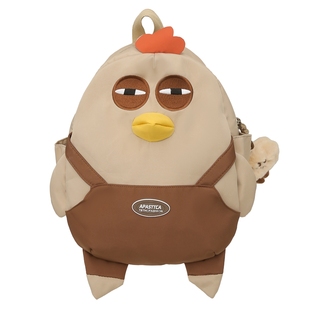 稀奇古怪的双肩包小学生书包女可爱卡通小鸡双肩包超萌研学小书包