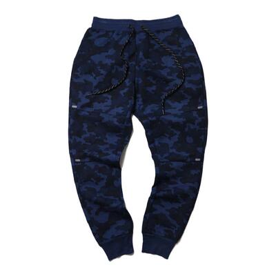 丛林老虎潮牌蓝色长裤小脚裤卫裤