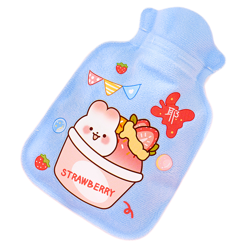 冬季热水袋注水大小号女生定制logo可爱暖水袋学生安全便携暖手宝