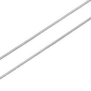 S925纯银侧身链电镀白金细款粗款情侣款结实配链锁骨链防过敏百搭