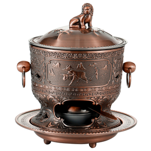 304不锈钢米村拌饭单人环保油酒精炉小火锅炉子家用锅用火锅锅子