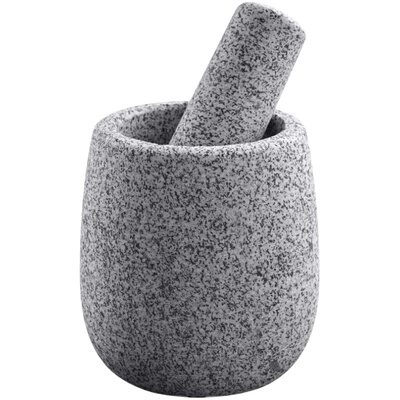 水滴天然石臼捣蒜器家用蒜窝子捣碎捣泥器捣药罐碓兑窝子石椿擂钵