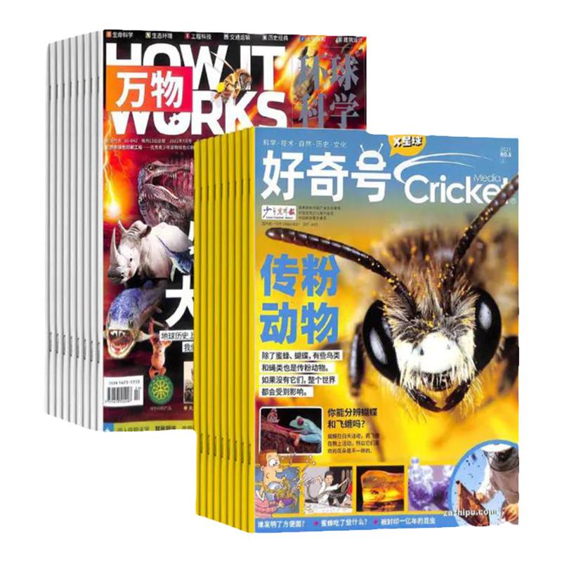 万物杂志+好奇号杂志2026年订阅共24期6-15岁青少年科普百科期刊读物科学原理知识中小学生课外阅读书中文版物理考古文化自然
