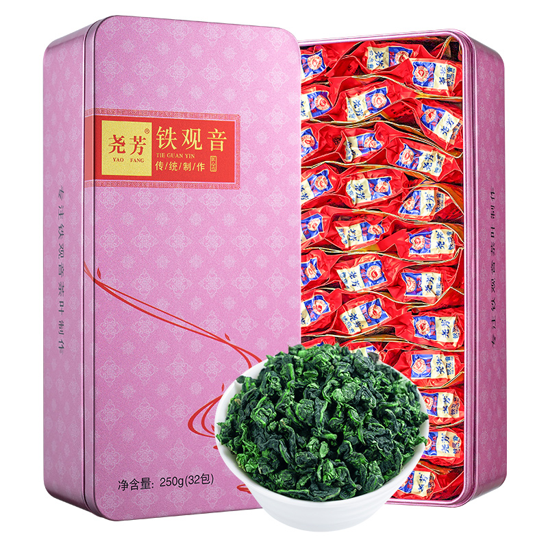 特级粒粒精选兰花香铁观音浓香型耐泡回甘好 礼盒装新春茶叶500g