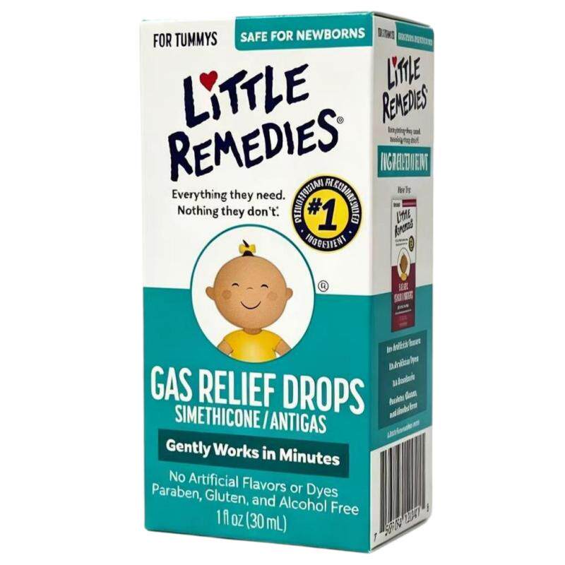 原装进口LittleRemedies西甲硅油30ml乳剂肠绞痛胀气腹胀二月哭闹