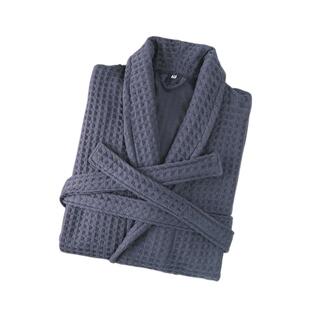 纯棉高档华夫格浴袍女款加厚睡袍吸水速干全棉酒店浴衣春夏家居服