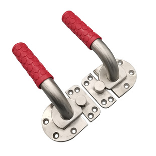 红色不锈钢门把手商用酒店厨房炉灶具配件蒸饭柜安装海鲜蒸柜拉手