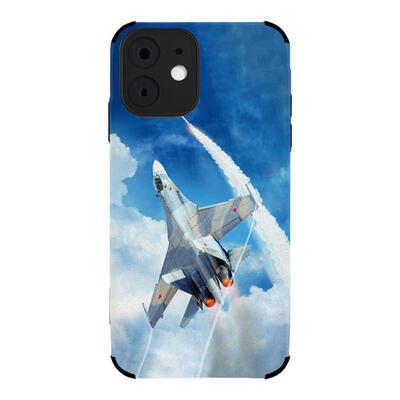 军事俄军su27战斗机手机壳苹果17