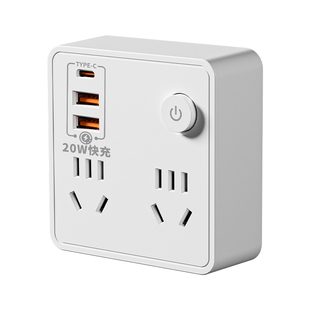 86型电源转换插头插座多插位插板转换器usb无线插线板扩展一转多