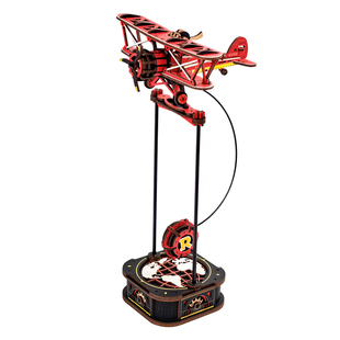 若客重力摇摆手工diy木质拼图手工积木拼装模型混沌摆永动机礼物