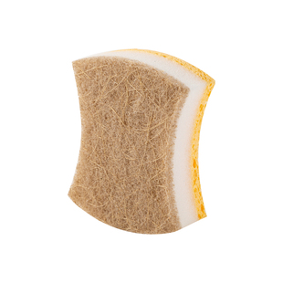 抗菌洗碗海绵擦木浆棉金刚砂厨房专用神器吸水耐用加厚刷锅百洁布