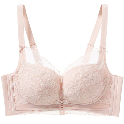 芬腾女聚拢上托防下垂蕾丝文胸