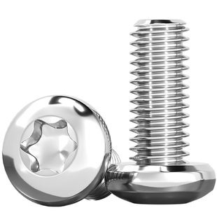国标316不锈钢盘头内梅花螺丝钉圆头防盗螺栓螺杆M3M4M5M6M8M10mm
