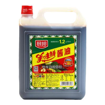 厨邦特级生抽蒸鱼豉油厨房调味品