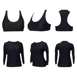 大码游泳衣女分体保守长袖长裤防晒速干宽松显瘦200斤水母潜水服