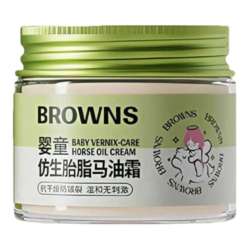 布朗天使婴童仿生胎脂马油霜宝宝