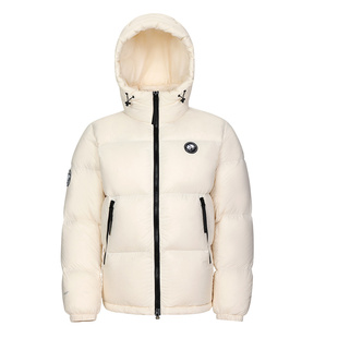 熊猫户外羽绒服2025新款秋冬男女同款高领防风保暖连帽外套面包服