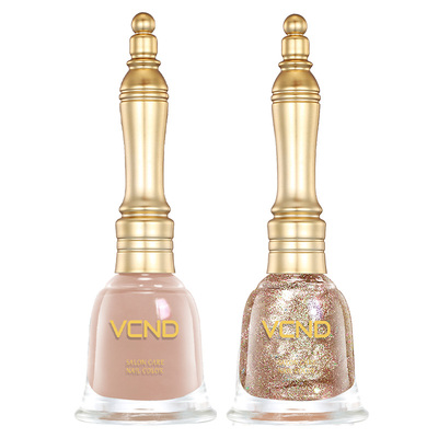 vcnd燕麦奶咖氛围感秋冬指甲油