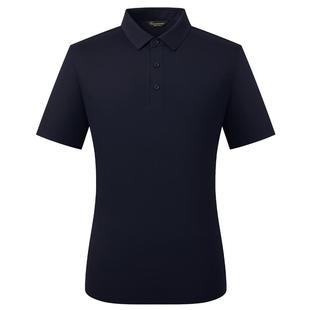 【陈龙同款】恺米切商务休闲男士针织短袖POLO衫