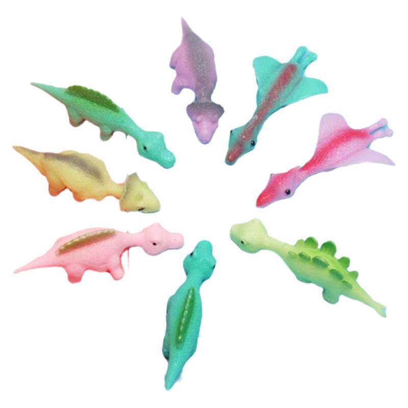 粘墙弹射恐龙 创意解压亲子互动手指弹射儿童玩具分享小礼物奖品