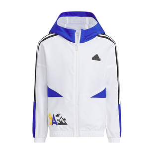 adidas/阿迪达斯新款小童宽松运动休闲连帽外套JC6878