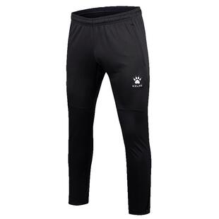 卡尔美训练裤足球跑步收腿裤子拉链儿童秋冬弹力加绒针织运动长裤