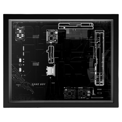 KGBOX72046游戏机相框防尘展示盒
