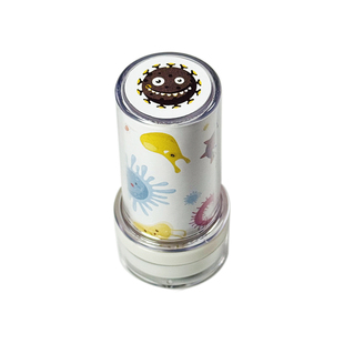 细菌图案卡通印章可印手上图章水洗章玩具章老师奖品洗手盖章趣味