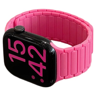 iwatchs10手表带三株硅胶磁吸秋