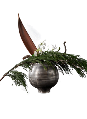 新中式营销中心会客厅茶几装饰品