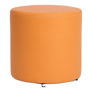 轻奢皮圆凳家用客厅凳子展会墩子软包梳妆化妆凳美甲进门换鞋墩子