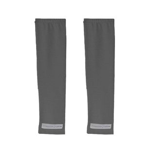 冰袖防晒袖套男款防紫外线冰丝男士宽松护臂手套开车手臂黑色白色