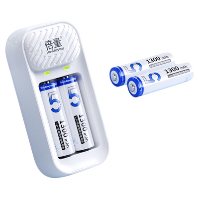 倍量充电电池5号遥控器玩具鼠标通五七号1.2v镍氢可充电智能快充7