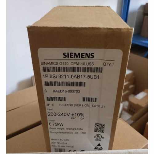 议价6SL3211-0AB17-5UB1西门子G110 0.75KW变频器 6SL32110AB175U