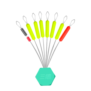 三信第五代七星浮漂新款7+2大漂豆圆柱浮子高灵敏醒目钓鱼免调漂