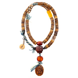 卡杰格朵.原创藏式老料牦牛骨佛珠手串藏传念珠108颗盘玩灵骨嘎嘎