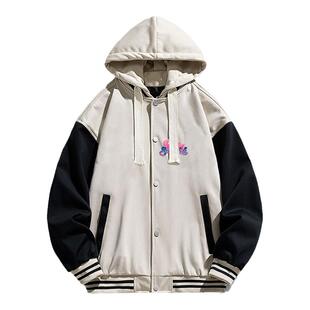 吊带袜天使Panty Stocking潘迪史朵巾连帽棒球服男女休闲外套潮