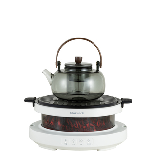 Glasslock盖朗围炉煮茶器家用电陶炉全玻璃养生壶聚烤套装电茶炉