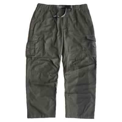 外贸肥佬胖子工装裤男休闲裤男加肥加大码宽松长裤多口袋纯棉裤子