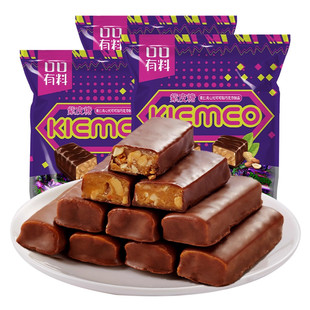 俄罗斯紫皮糖夹心巧克力结婚喜年货糖果小零食品官方旗舰店