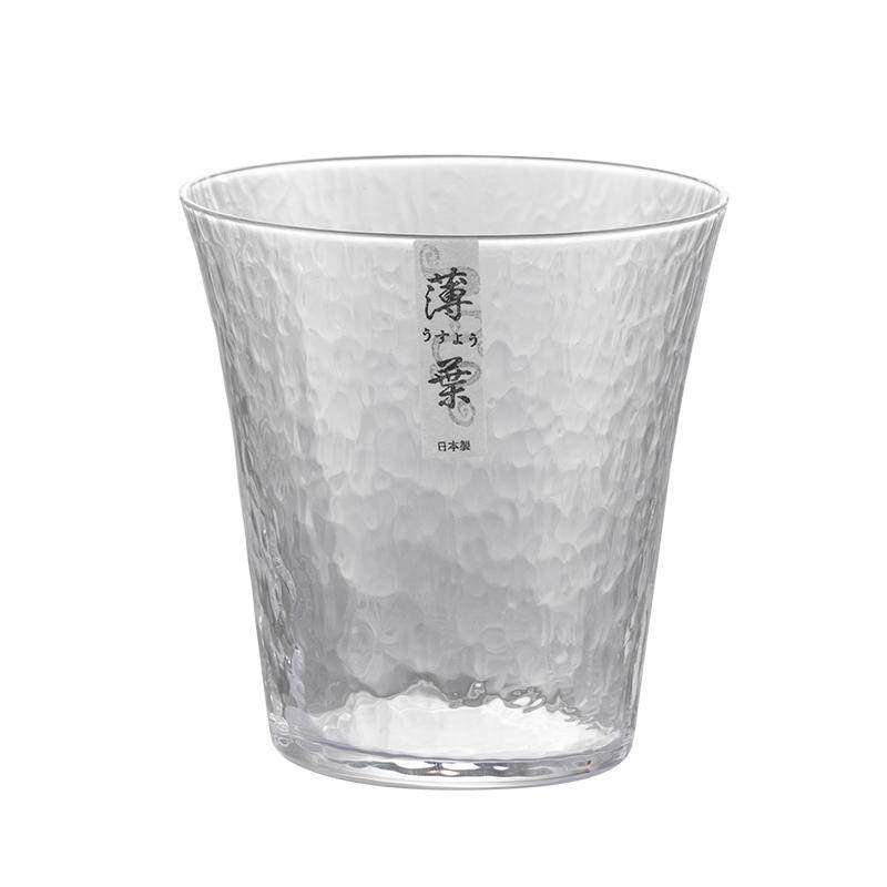 日本进口东洋佐佐木超薄锤纹玻璃杯日式高档啤酒杯无铅钠钙水杯子