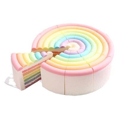 彩虹芝士蛋糕冷冻慕斯