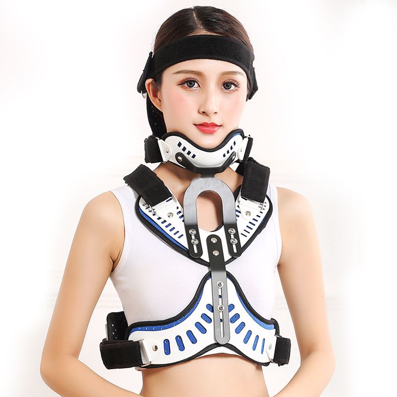 可调头颈胸固定支具颈椎骨折康复支架颈托术后矫形器护具