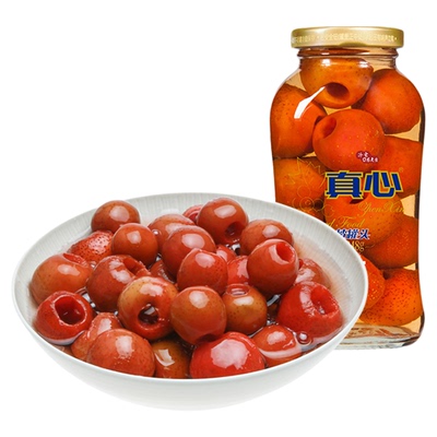 正品真心罐头山楂罐头